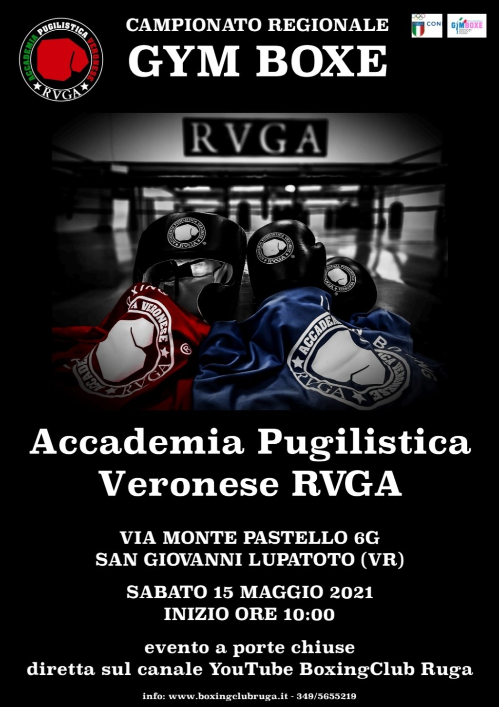 Campionato regionale amatoriale di Gym Boxe del&nbsp;15/05/2021