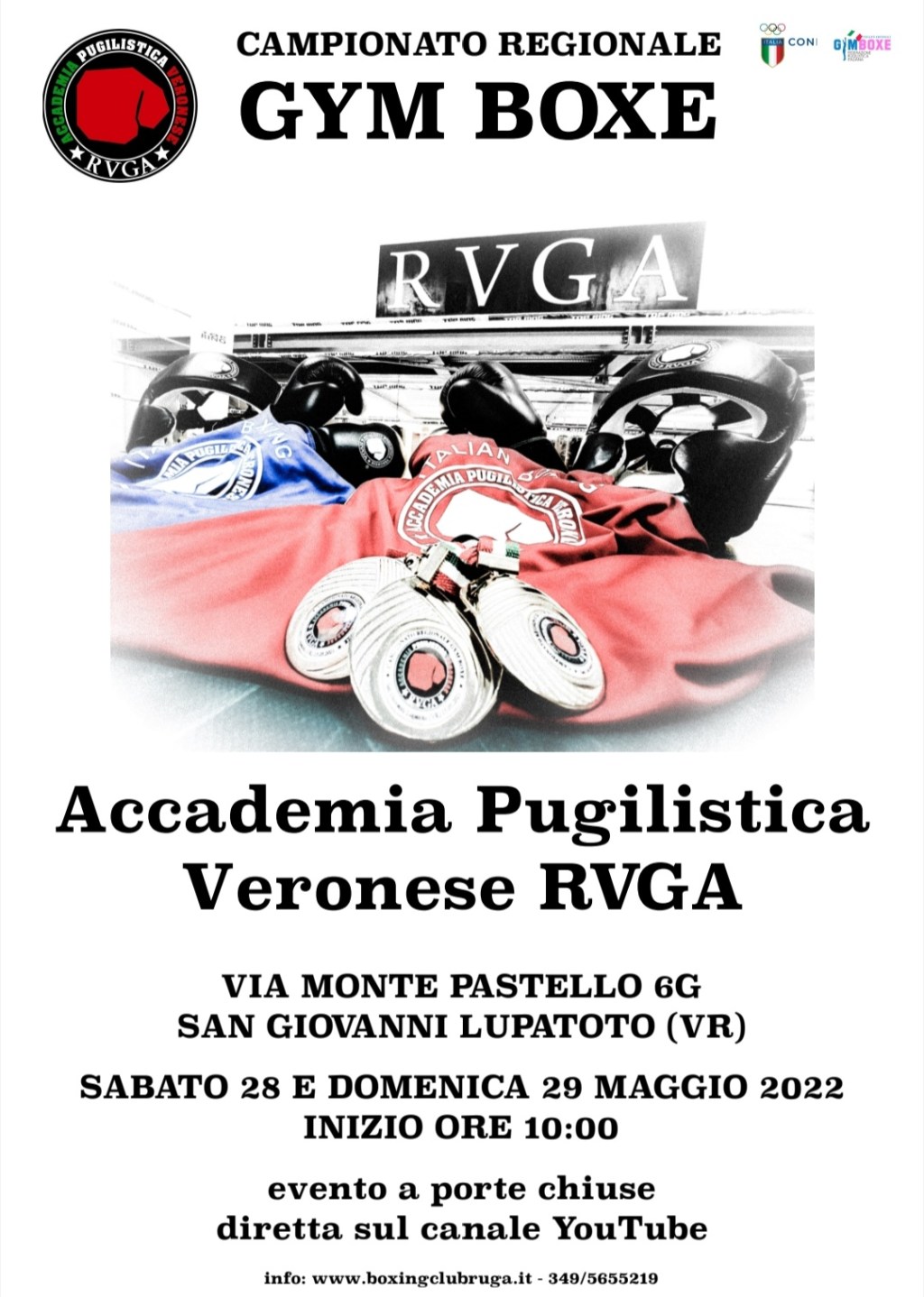 Campionato regionale amatoriale di Gym Boxe del&nbsp;28-29/05/2022
