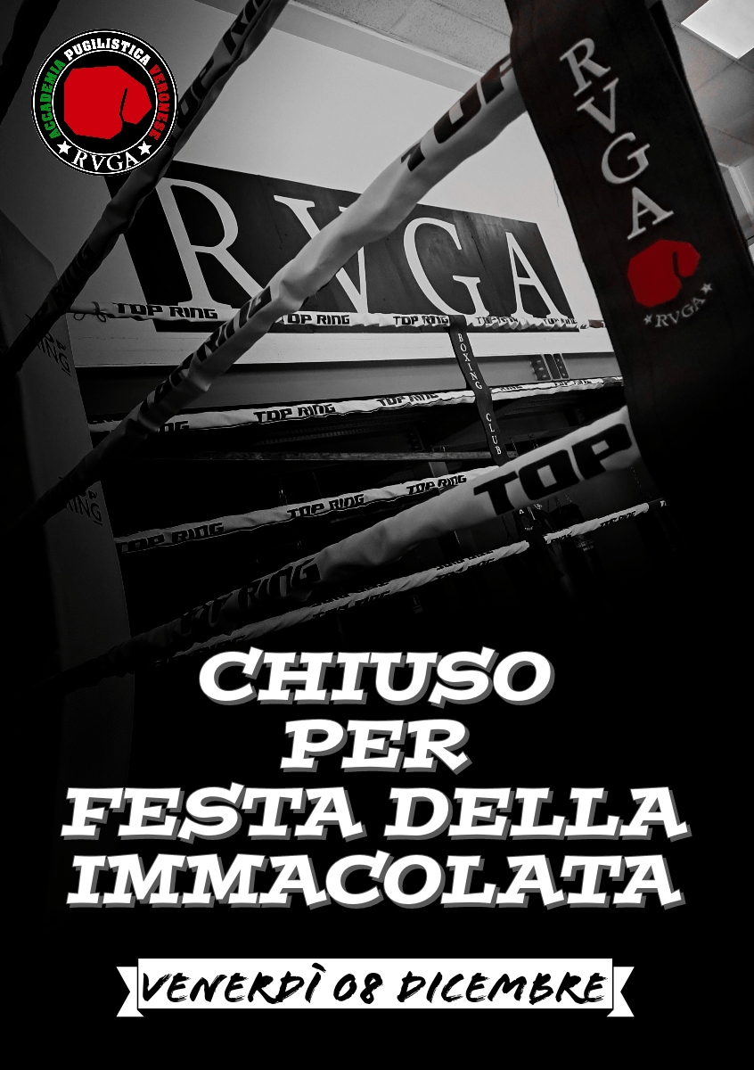 Chiusura per la Festa dell’Immacolata 2023