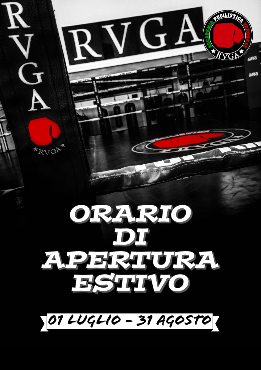 Orario di apertura estivo&nbsp;2024