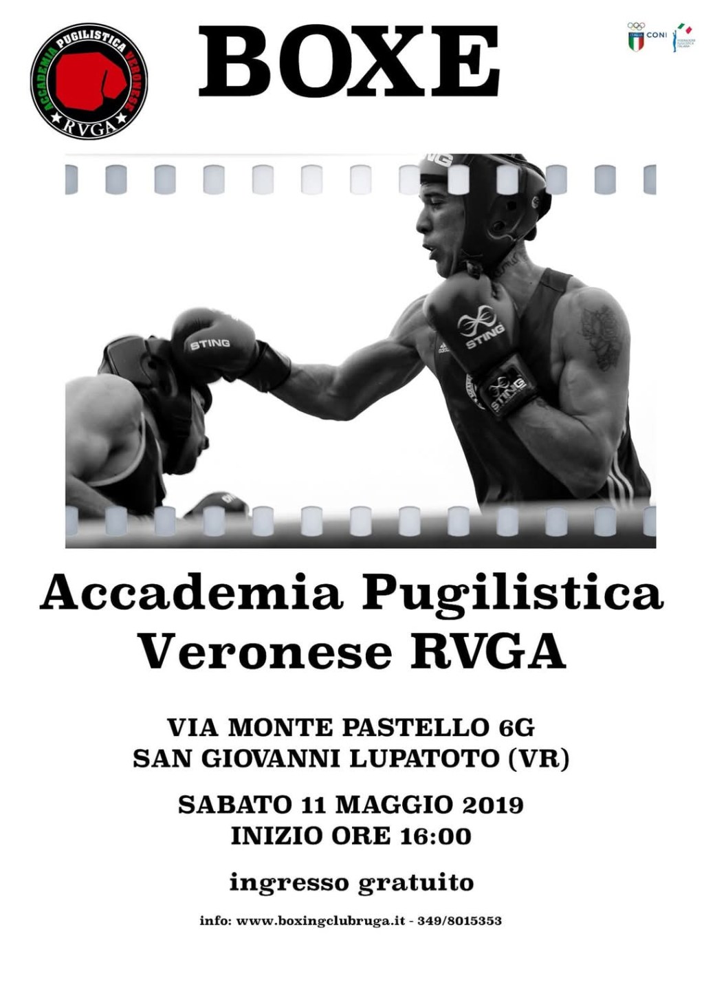 Manifestazione pugilistica del&nbsp;11/05/2019