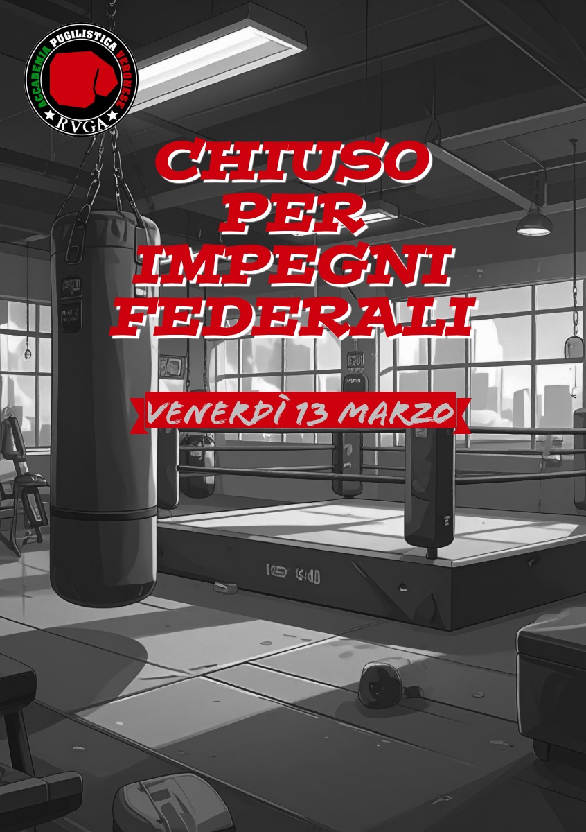 Chiusura straordinaria del&nbsp;13/03/2026